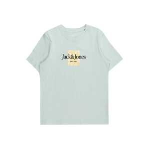 Jack & Jones Junior Tričko 'Lafayette'  svetlomodrá / broskyňová / biela