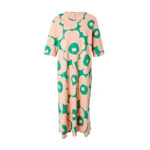 Marimekko Letné šaty  zelená / marhuľová