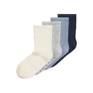 Lindex Ponožky  námornícka modrá / opálová / sivá melírovaná / biela