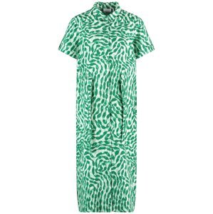 GERRY WEBER Košeľové šaty  zelená / pastelovo zelená / biela