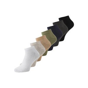 JACK & JONES Ponožky  béžová melírovaná / námornícka modrá / grafitová / olivová / čierna / biela