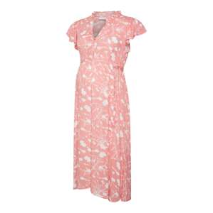 MAMALICIOUS Košeľové šaty 'Deelia'  ružová / biela