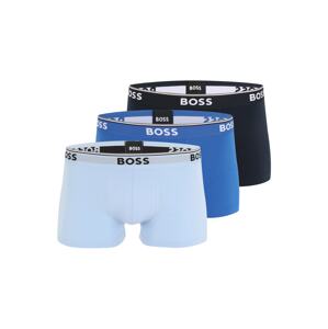 BOSS Black Boxerky 'Power'  modrá / tmavomodrá / svetlomodrá / biela
