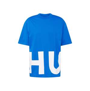 HUGO Blue Tričko 'Nannavaro'  kráľovská modrá / biela