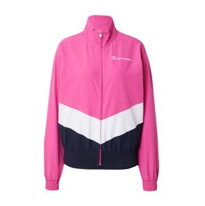 Champion Authentic Athletic Apparel Prechodná bunda  tmavomodrá / ružová / biela
