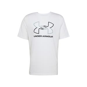 UNDER ARMOUR Funkčné tričko 'GL FOUNDATION UPDATE'  sivá / čierna / biela