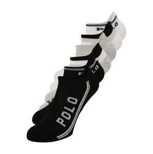 Polo Ralph Lauren Ponožky  svetlosivá / čierna / biela
