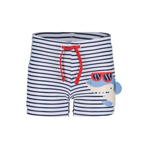 BLUE SEVEN Plavecké šortky  námornícka modrá / svetlomodrá / červená / biela