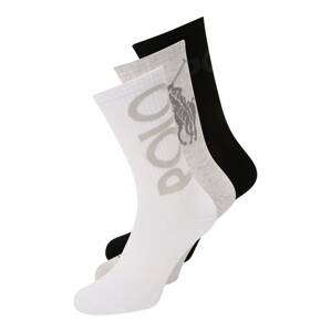 Polo Ralph Lauren Ponožky  sivá / čierna / biela