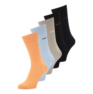 BOSS Black Ponožky  námornícka modrá / svetlomodrá / sivobéžová / svetlooranžová / čierna