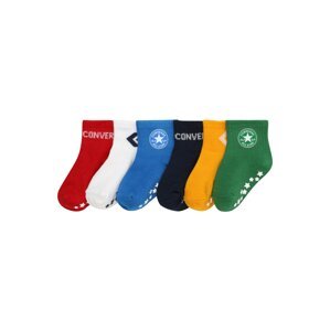 CONVERSE Ponožky  modrá / žltá / zelená / červená / čierna / biela
