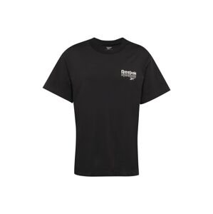 Reebok Funkčné tričko 'PROUD'  čierna / biela