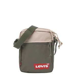 LEVI'S ® Taška cez rameno  béžová / kaki / červená