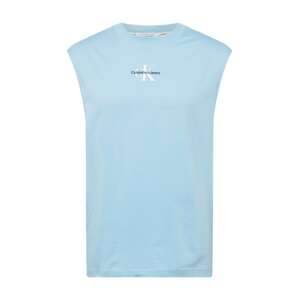 Calvin Klein Jeans Tričko  námornícka modrá / svetlomodrá / biela