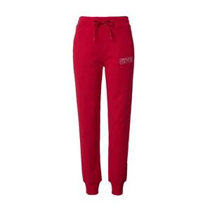 Versace Jeans Couture Nohavice  sivá / ohnivo červená