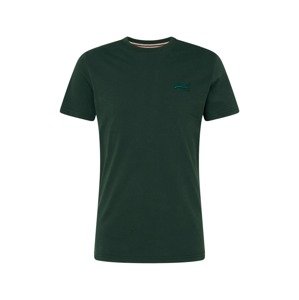 Superdry Tričko 'Essential'  smaragdová / jedľová