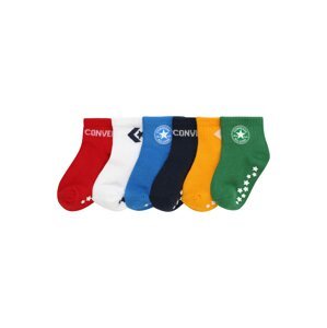 CONVERSE Ponožky  azúrová / zlatá žltá / trávovo zelená / červená / čierna / biela