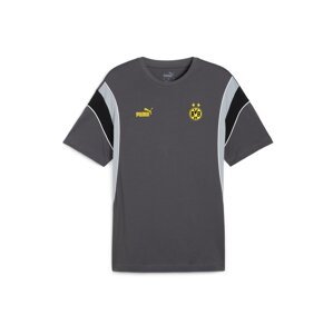 PUMA Funkčné tričko 'BVB FtblArchive'  žltá / tmavosivá / čierna