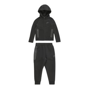 Nike Sportswear Joggingová súprava 'TECH FLEECE'  sivá / čierna