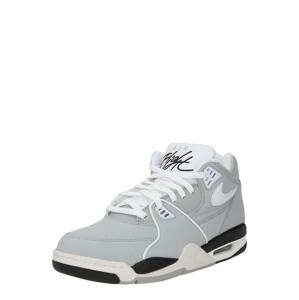 Nike Sportswear Nízke tenisky 'AIR FLIGHT 89'  sivá / čierna / biela