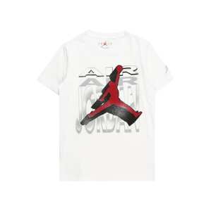 Jordan Tričko 'AIR'  sivá / červená / čierna / biela