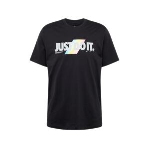 Nike Sportswear Tričko  svetlomodrá / svetložltá / sivá / čierna