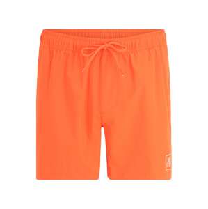 Marc O'Polo Plavecké šortky 'Essentials'  oranžová / biela