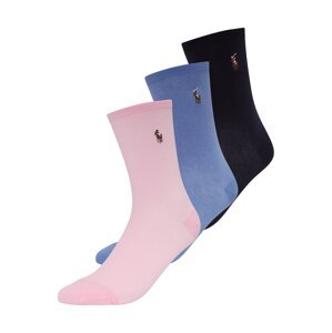 Polo Ralph Lauren Ponožky  námornícka modrá / dymovo modrá / ružová