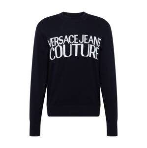 Versace Jeans Couture Sveter  tmavomodrá / biela