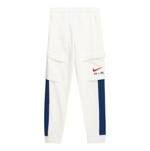Nike Sportswear Nohavice 'AIR'  námornícka modrá / červená / biela