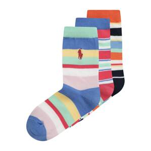 Polo Ralph Lauren Ponožky 'CLUB 55'  modrá / mätová / červená / čierna