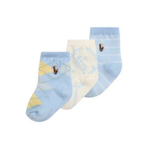 Polo Ralph Lauren Ponožky  krémová / svetlomodrá / žltá / biela