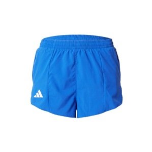 ADIDAS PERFORMANCE Športové nohavice 'ADIZERO'  modrá / biela
