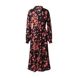 Dorothy Perkins Košeľové šaty  brusnicová / svetločervená / čierna