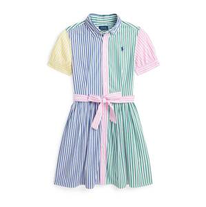 Polo Ralph Lauren Šaty  modrá / zelená / ružová / biela