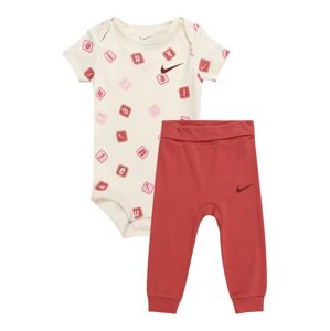 Nike Sportswear Set  krémová / ružová / hrdzavo červená
