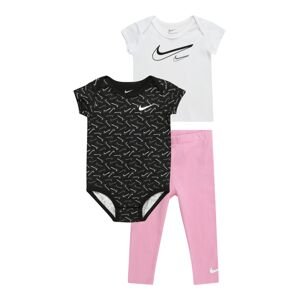 Nike Sportswear Set 'SWOOSH'  sivá / ružová / čierna / biela