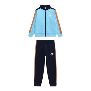 Nike Sportswear Joggingová súprava  námornícka modrá / svetlomodrá / tmavooranžová / biela