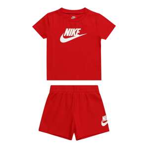 Nike Sportswear Joggingová súprava 'CLUB'  červená / šedobiela