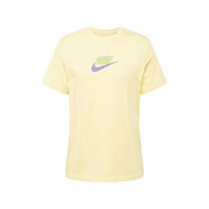 Nike Sportswear Tričko 'SPRING BREAK SUN'  svetložltá / svetlozelená / tmavofialová / oranžová