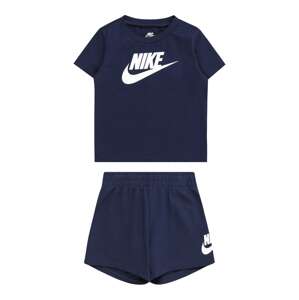 Nike Sportswear Joggingová súprava 'CLUB'  námornícka modrá / biela