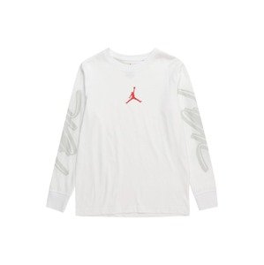 Jordan Tričko 'FLIGHT'  sivá / červená / biela