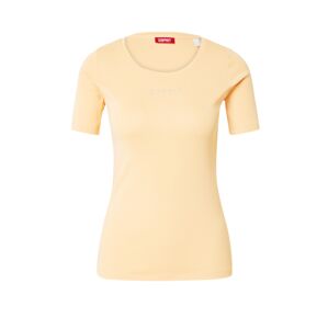 ESPRIT Tričko  pastelovo oranžová / priehľadná