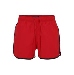 Tommy Hilfiger Underwear Plavecké šortky 'RUNNER'  námornícka modrá / červená / biela
