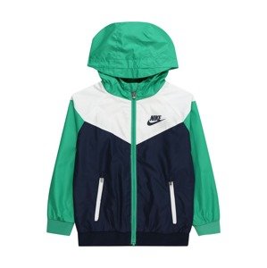 Nike Sportswear Prechodná bunda 'WINDRUNNER'  námornícka modrá / zelená / čierna / biela