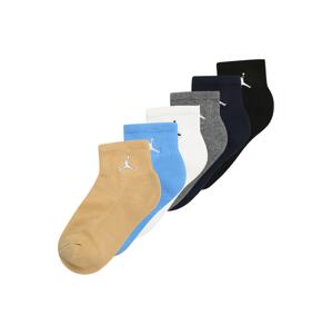 Jordan Ponožky 'EVERYDAY ESSENTIALS'  námornícka modrá / azúrová / svetlohnedá / čadičová / čierna / biela