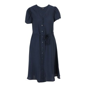 Vero Moda Petite Košeľové šaty 'JOSIE'  námornícka modrá
