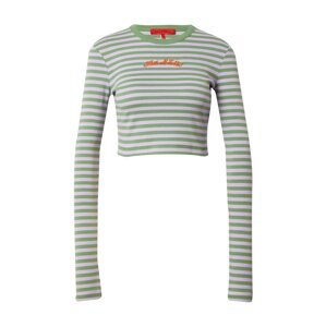 MAX&Co. Tričko 'SHIRLEY'  zelená / pastelovo fialová / oranžová