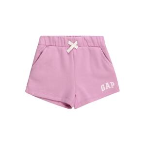 GAP Nohavice  ružová / rosé / biela