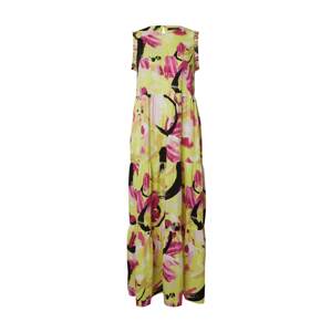TAIFUN Letné šaty  žltá / ružová / čierna / biela